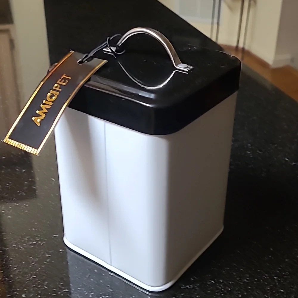 Dog Biscuits Metal Canister